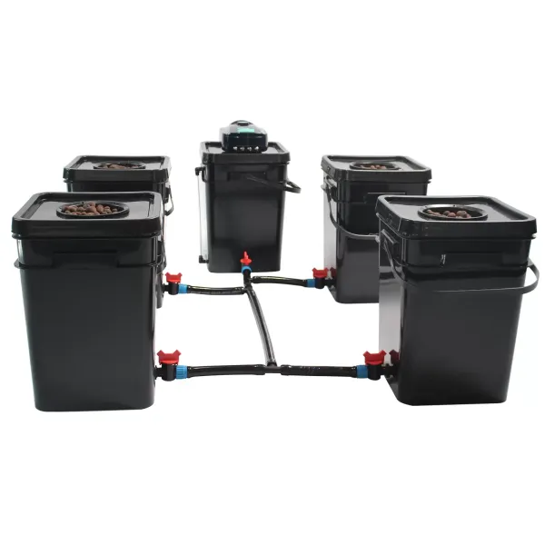 5 PCS 20L Hydroponics Systems DWC Deep Water Culture System Square Grow Kits 5 PCS 20L Hydroponics Systems DWC Deep Water Culture System Square Grow Kits