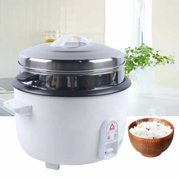 220V 13L Commercial Rice Cooker Steamer Restaurant Rice Maker Non-Stick