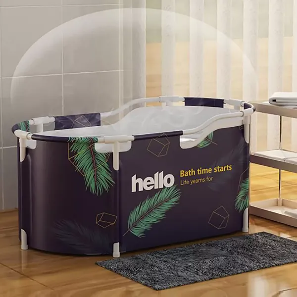 Foldable Oval Bathtub Water Spa Tub Adult Spa Bath Bucket Large Tub Home Foldable Oval Bathtub Water Spa Tub Adult Spa Bath Bucket Large Tub Home