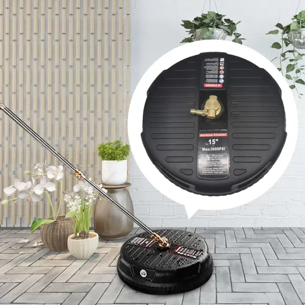 15"Pressure Power Washer Rotary Flat Surface Patio Cleaner For Washing Driveways 15"Pressure Power Washer Rotary Flat Surface Patio Cleaner For Washing Driveways