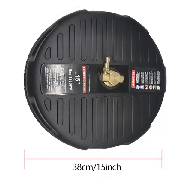 15"Pressure Power Washer Rotary Flat Surface Patio Cleaner For Washing Driveways