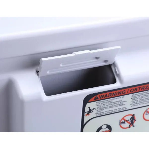 Commercial Wall Mounted Baby Changing Table Change Station w/ Safety Strap Grey with Tissue Box Hanging Hooks for Hotels Sprinkler Stores Shopping Malls
