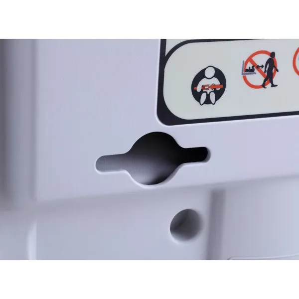 Commercial Wall Mounted Baby Changing Table Change Station w/ Safety Strap Grey with Tissue Box Hanging Hooks for Hotels Sprinkler Stores Shopping Malls