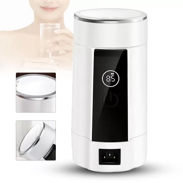 Portable Electric Kettle Travel Camping Soup Pot Boiling Water Kettle 600ML 600W