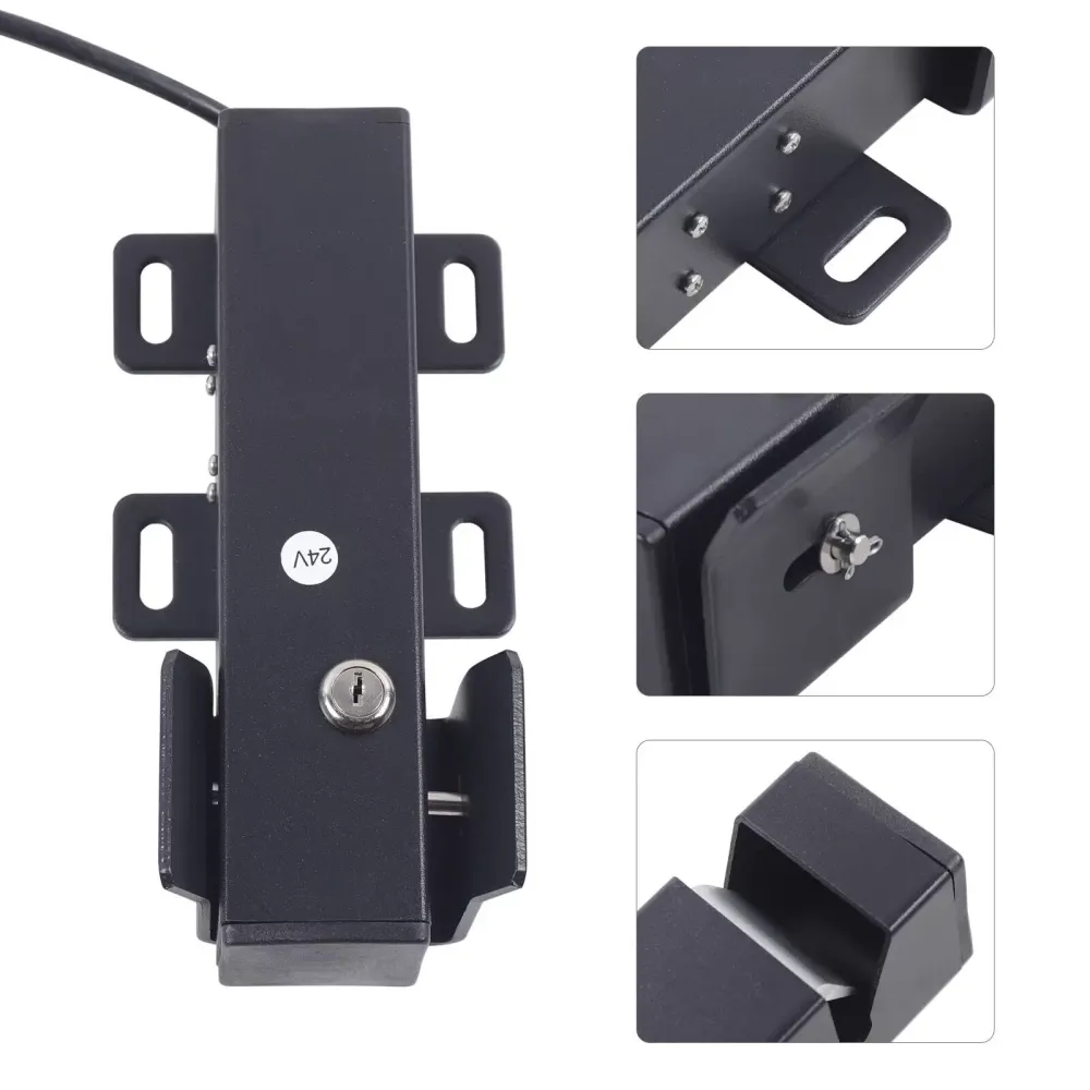 Automatic Swing Sliding Gate Opener Remote Control Residential Electric Lock 24V