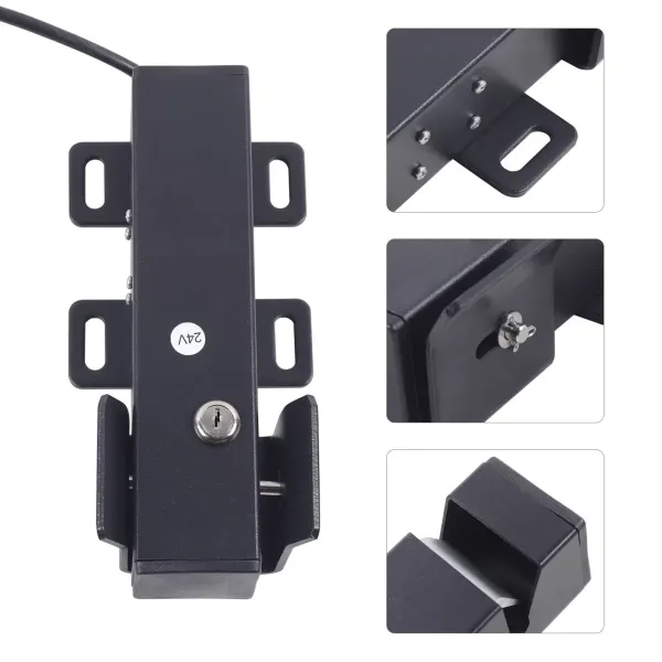 Automatic Swing Sliding Gate Opener Remote Control Residential Electric Lock 24V