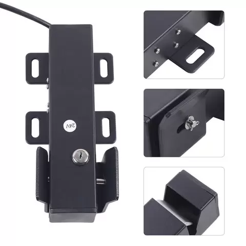 Automatic Swing Sliding Gate Opener Remote Control Residential Electric Lock 24V