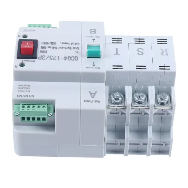 3P Dual Power Generator Changeover Switch Automatic Transfer Switch 100A 3P Dual Power Generator Changeover Switch Automatic Transfer Switch 100A