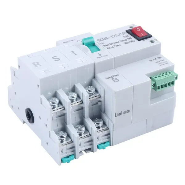 3P Dual Power Generator Changeover Switch Automatic Transfer Switch 100A