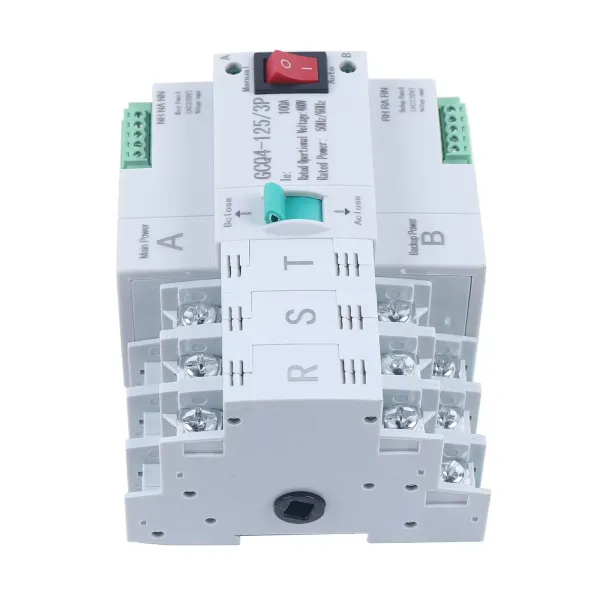 3P Dual Power Generator Changeover Switch Automatic Transfer Switch 100A 3P Dual Power Generator Changeover Switch Automatic Transfer Switch 100A