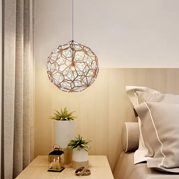 Modern Glass Ball Pendant Light Dining Room Lighting Chandelier LED Ceiling Lamp
