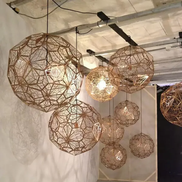 Modern Glass Ball Pendant Light Dining Room Lighting Chandelier LED Ceiling Lamp
