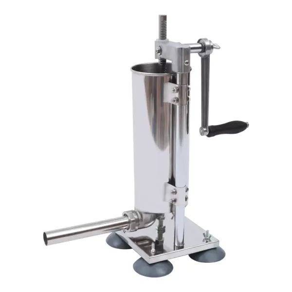 3L Stainless Steel Sausage Maker Stuffer Meat Filler Filling Stuffing Machine Manual