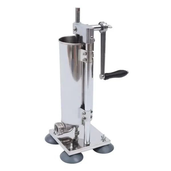 3L Stainless Steel Sausage Maker Stuffer Meat Filler Filling Stuffing Machine Manual