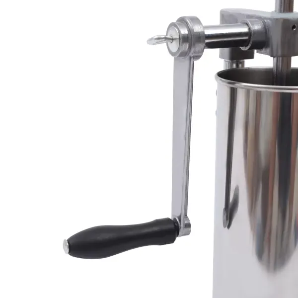 3L Stainless Steel Sausage Maker Stuffer Meat Filler Filling Stuffing Machine Manual