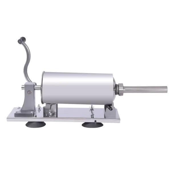 4L/8 LBS Sausage Stuffer Manual Stainless Steel Horizontal Sausage Maker Meat Filling Machine 4L/8 LBS Sausage Stuffer Manual Stainless Steel Horizontal Sausage Maker Meat Filling Machine