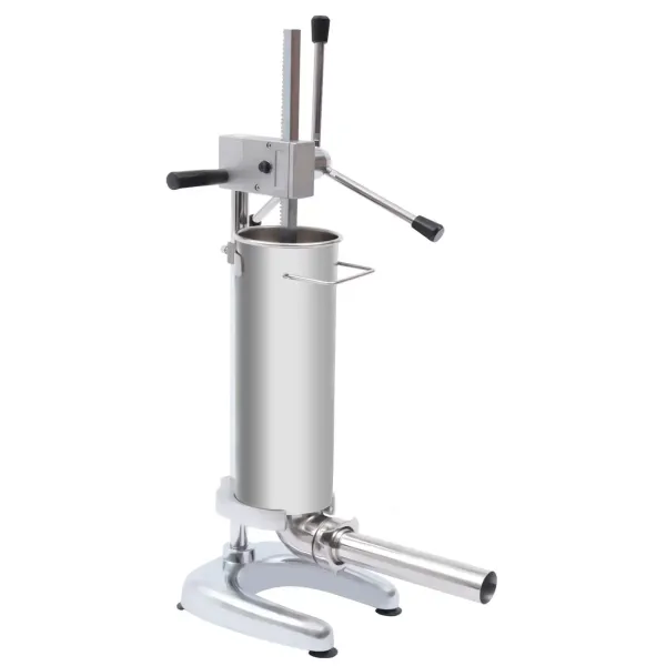 3L Manual Vertical Sausage Stuffer Stainless Steel Meat Filler Salami Maker