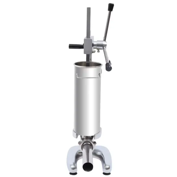 3L Manual Vertical Sausage Stuffer Stainless Steel Meat Filler Salami Maker