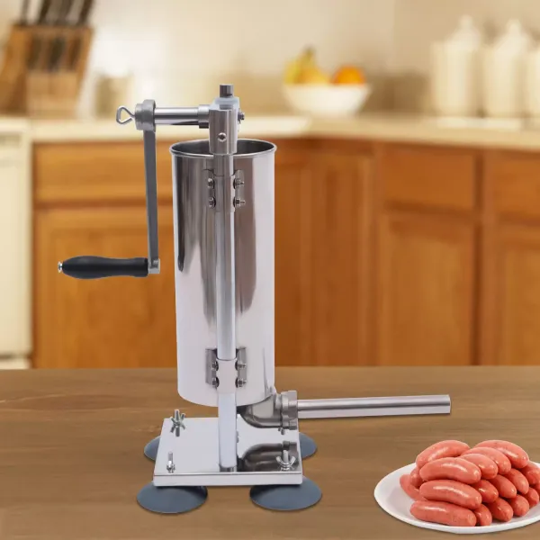 3L Manual Sausage Stuffer Large Capacity Meat Filler Sausage Stuffing Machine with Cotton Thread 3L Manual Sausage Stuffer Large Capacity Meat Filler Sausage Stuffing Machine with Cotton Thread