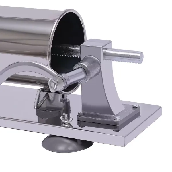 4L /8LBS Manual Sausage Stuffer Horizontal Sausage Maker Meat Filling Machine Stainless Steel