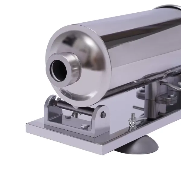 4L /8LBS Manual Sausage Stuffer Horizontal Sausage Maker Meat Filling Machine Stainless Steel