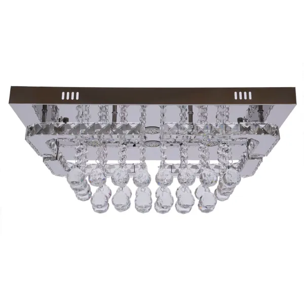 Rectangle Crystal Light LED Ceiling Lamp Modern Chandelier Modern Luxury Crystal Pendant Light Ceiling Lamp for Diving Room Bedroom