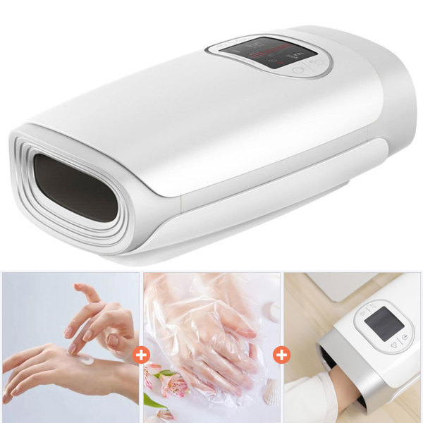 Electric Hand Massager Finger Hand Wrist Massager Stress Relieve Heating Therapy