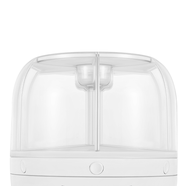 Grains Dispenser Kitchen Dry Food Rice Container 6-Grid Cereal Dispenser Storage Box For Storing Small Grains 10.23*10.62inch White