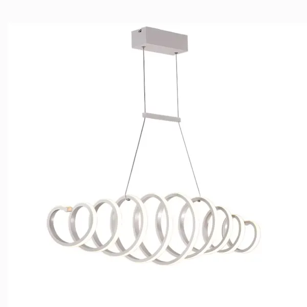 Modern Acrylic LED Pendant Lamp Dining Room Acrylic Chandelier Warm Light Unique and Beautiful Design Ceiling Lamp for Living Room