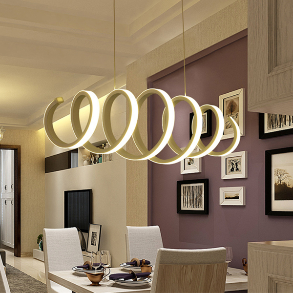Acrylic Modern LED Ceiling Lamp Chandelier Light Chandelier Cold Light Unique and Beautiful Design  For Living Room Bedroom Indoor