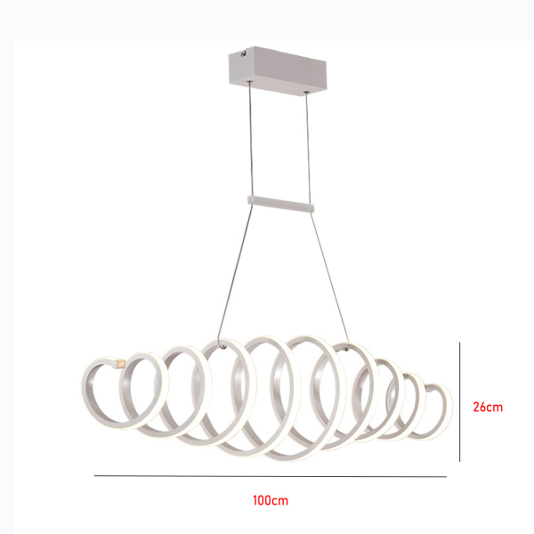 Acrylic Modern LED Ceiling Lamp Chandelier Light Chandelier Cold Light Unique and Beautiful Design  For Living Room Bedroom Indoor