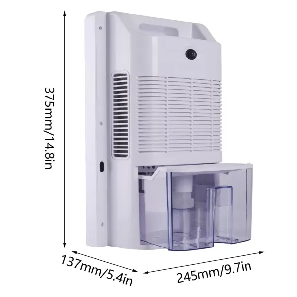 1.75L Portable Dehumidifier Home Bedroom Office Electric Air Moisture Dryer 85W
