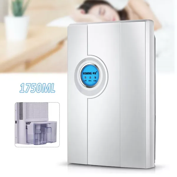 1.75L Portable Dehumidifier Home Bedroom Office Electric Air Moisture Dryer 85W 1.75L Portable Dehumidifier Home Bedroom Office Electric Air Moisture Dryer 85W