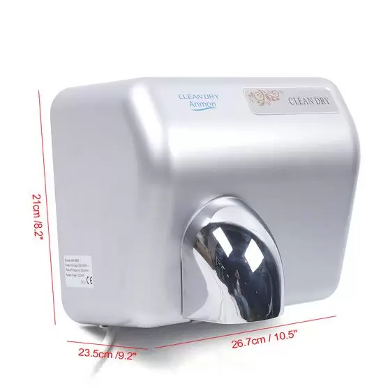 Wall Mounted Powerful Automatic Electric Hand Dryer Highspeed Hand Dryer Automatic Induction