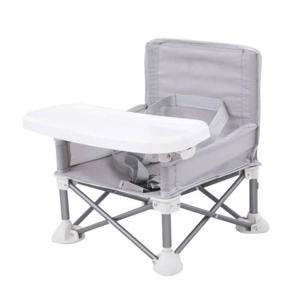 Baby Dining Chair, Foldable Chair with Tray, Portable Seat for Home and Travel for ages from 6-36 months
