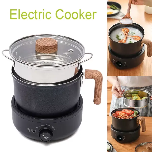 Multifunctional Mini Electric Cooker NonStick Pan Frying Pan Cooker Steamer