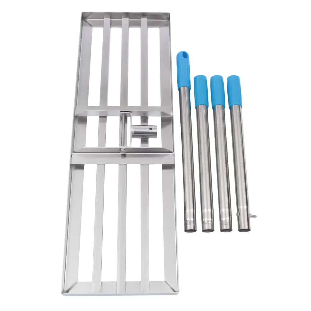 Stainless Steel Lawn Leveler Tool Lawn Level Rake 30"x10" 62.99" Soil Leveler AU