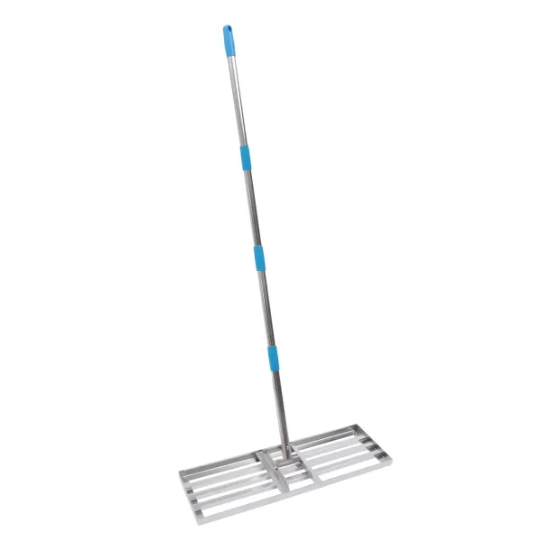 Stainless Steel Lawn Leveler Tool Lawn Level Rake 30"x10" 62.99" Soil Leveler AU