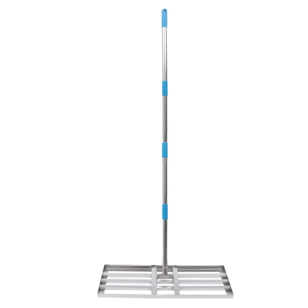Stainless Steel Lawn Leveler Tool Lawn Level Rake 30"x10" 62.99" Soil Leveler AU