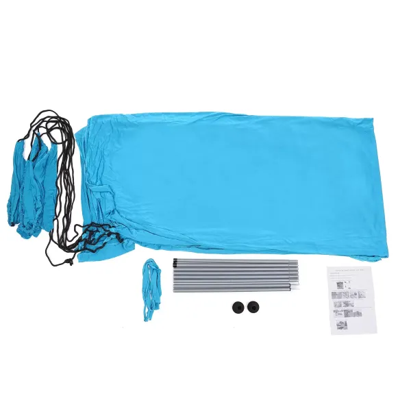 118X118X78inch Beach Shade Tent Sunshade Family Tent Shelter Canopy Awning Blue,Fit for Beach, Camping, Fishing Awning