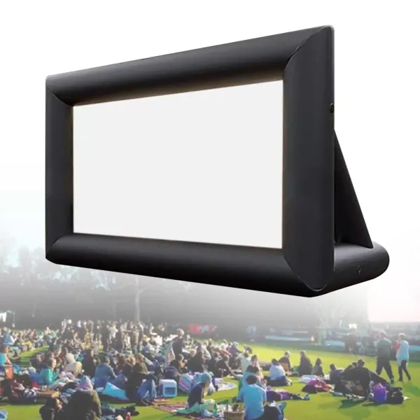 3m×5m Inflatable Projector Screen Outdoor Movie Screen with Washable Air Blower