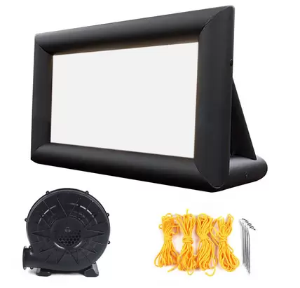 3m×5m Inflatable Projector Screen Outdoor Movie Screen with Washable Air Blower