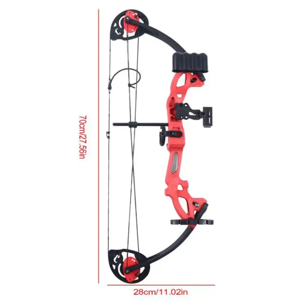 Mini Compound Bow 40lbs Sight Arrow Archery Shooting Fishing Hunting Right Hand