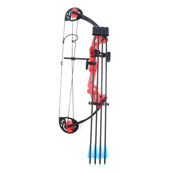 Mini Compound Bow 40lbs Sight Arrow Archery Shooting Fishing Hunting Right Hand
