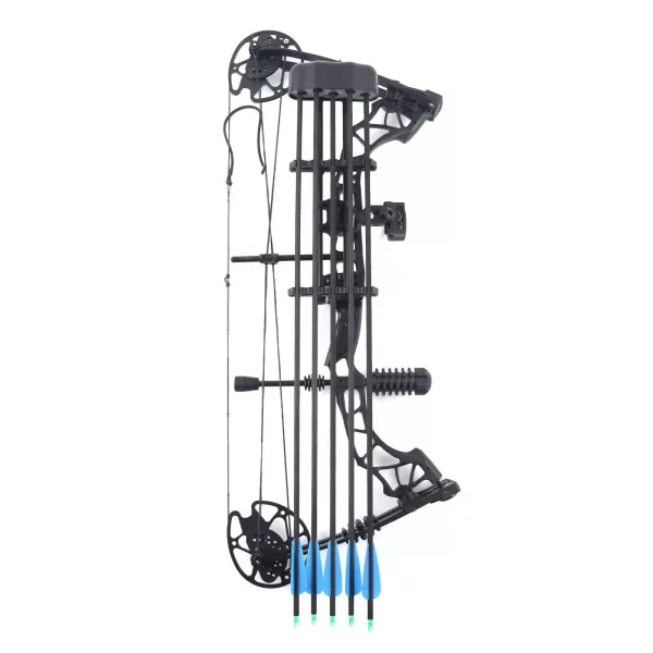 35-70lbs Compound Bow Arrows Set Kit Adjustable Hunting Shooting Target Archery
