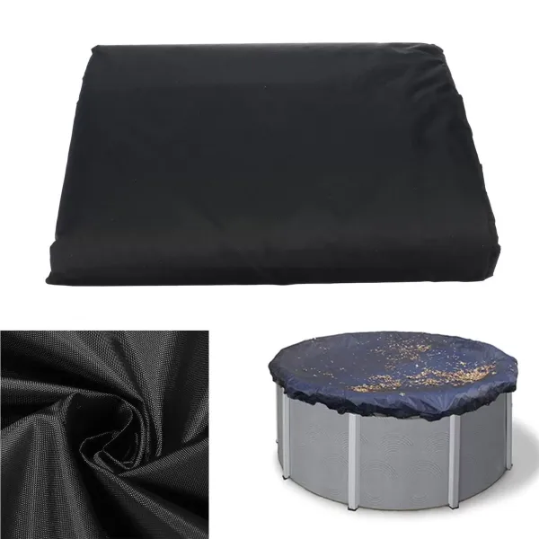 12FT Round Swimming Pool Cover Outdoor Oxford Paddling Pool Cover Rainproof
