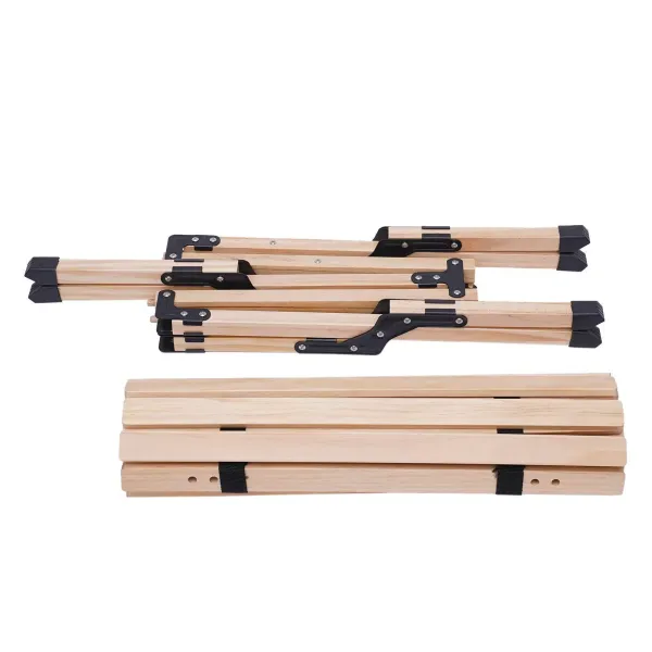 35.43*23.62*17.52inch Wooden Folding Table Multi-functional Table  Outdoor Portable Pine Picnic Camping Desk for Store Snacks Bags