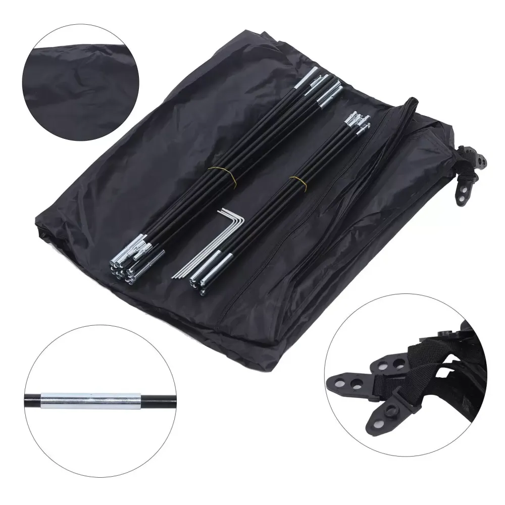 Waterproof Bicycle Storage Tent Shed Cover Outdoor Shelter Garden Tool Black AU