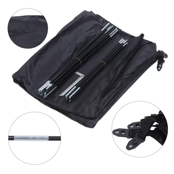 Waterproof Bicycle Storage Tent Shed Cover Outdoor Shelter Garden Tool Black AU Waterproof Bicycle Storage Tent Shed Cover Outdoor Shelter Garden Tool Black AU