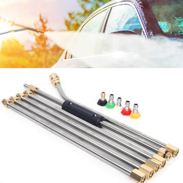 High Pressure Washer Extension Spray Attachment for Lance Wand Extension Parts With Nozzles